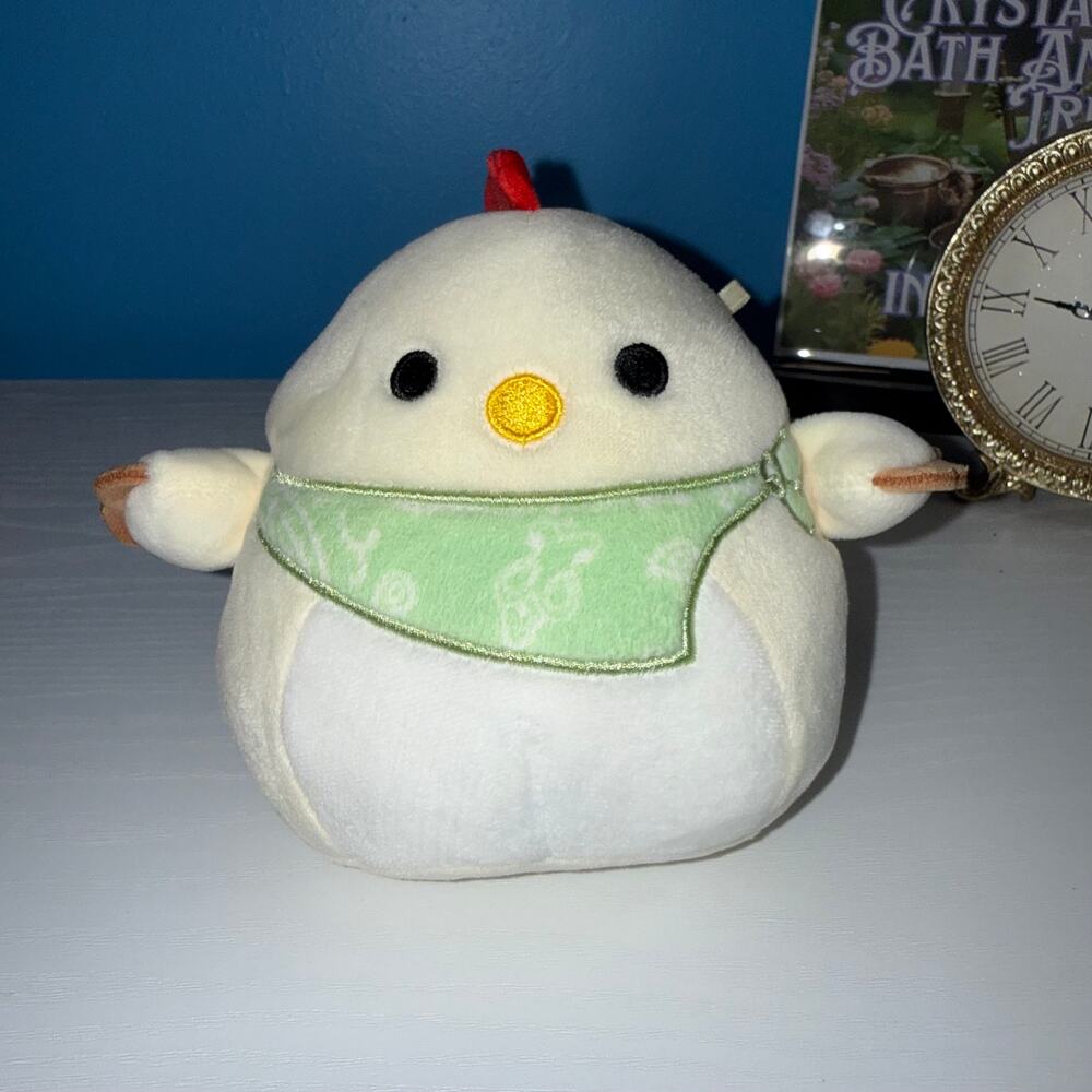 Todd the Chicken Squishmallow 5” Plush EUC Kellytoy 2020